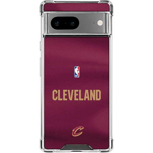 NBA Cleveland Cavaliers Jersey Google Pixel 8a Clear Case